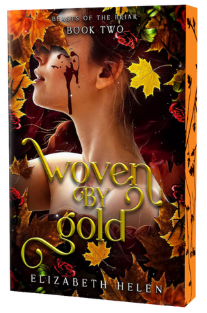 cover of bonded by thorns girl covered in roses looking down