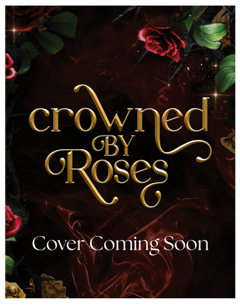 cover of bonded by thorns girl covered in roses looking down